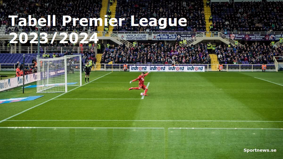 Tabell Premier League 2023/2024 Sport News